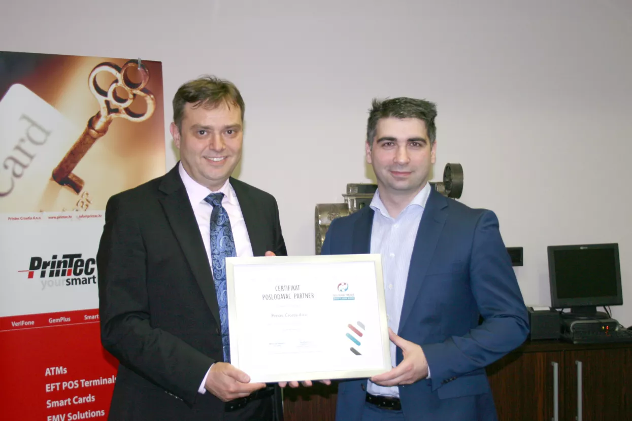 Printec Croatia je novi dobitnik certifikata Poslodavac Partner