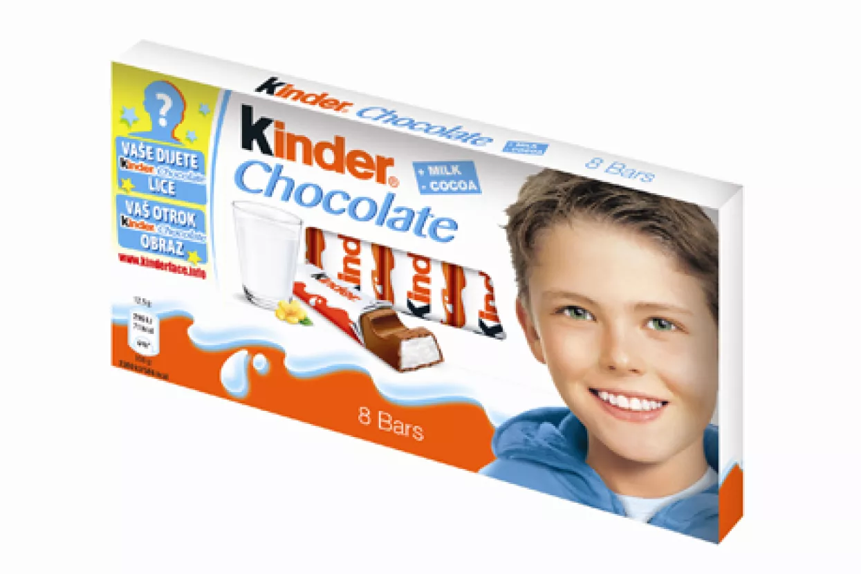Velika Kinder Chocolate promocija: postani Kinder Chocolate lice!
