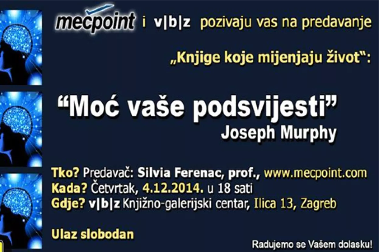 Predavanje &bdquo;Moć va&scaron;e podsvijesti&ldquo;