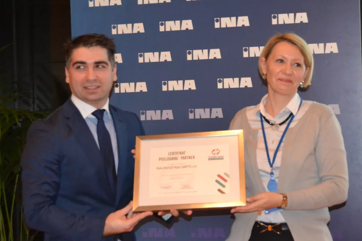 Četvrtu godinu zaredom INA dobila priznanje za izvrsnost u upravljanju ljudskim resursima