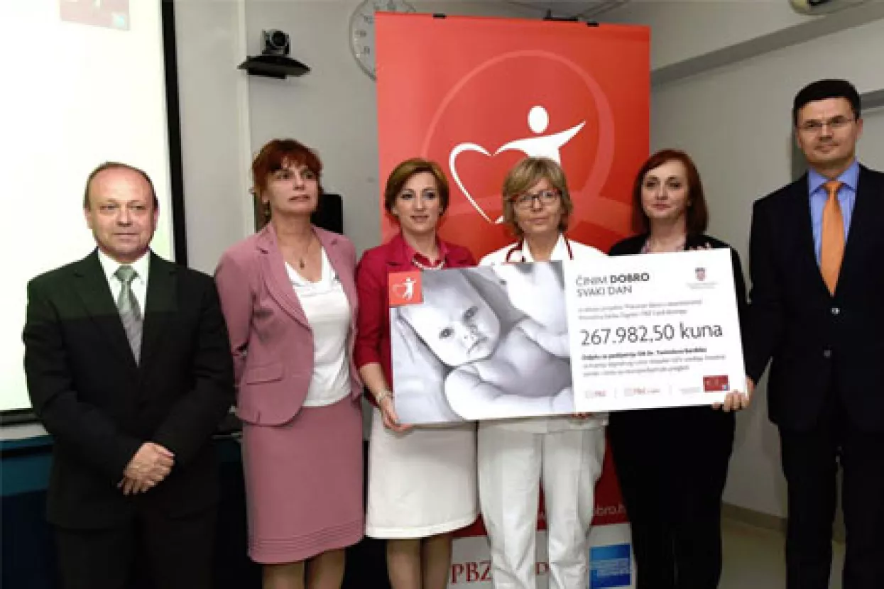 PBZ grupa donirala oko 270.000 kuna Odjelu za pedijatriju OB dr. Tomislava Bardeka