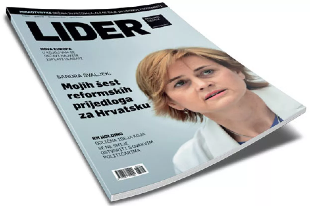 Novi broj Lidera: Sandra Švaljek - Mojih šest reformskih prijedloga za Hrvatsku