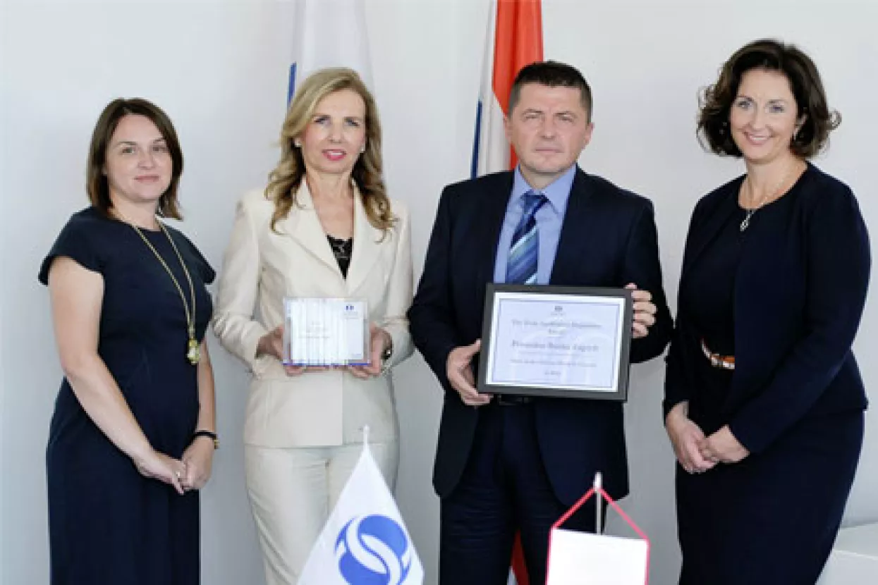 Privredna banka Zagreb d.d. osvojila nagradu za najaktivniju banku u financiranju izvoza