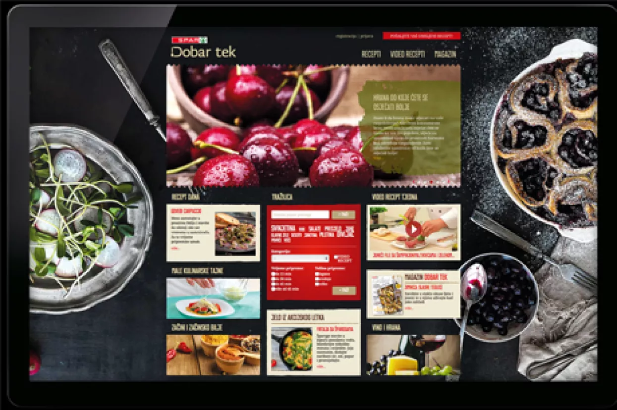 Spar Hrvatska predstavio portal Dobar tek