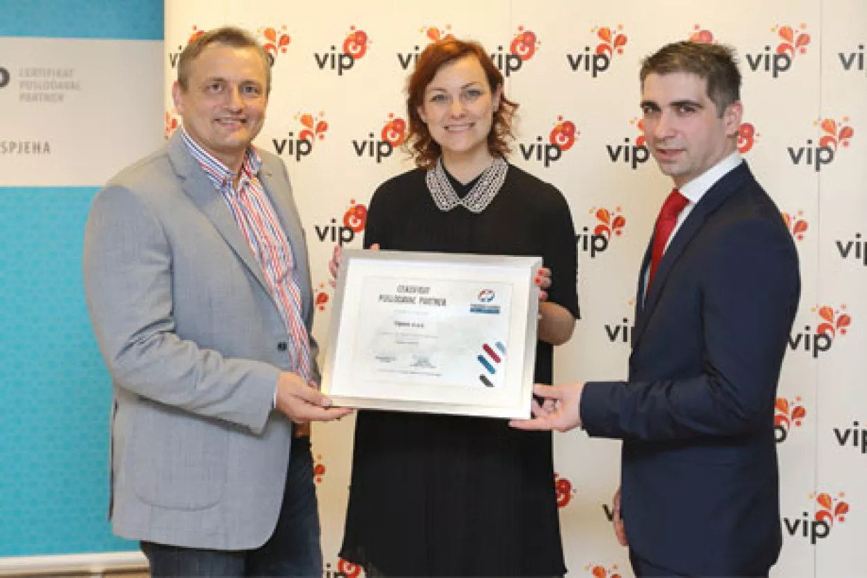 Vipnet već deset godina Poslodavac Partner