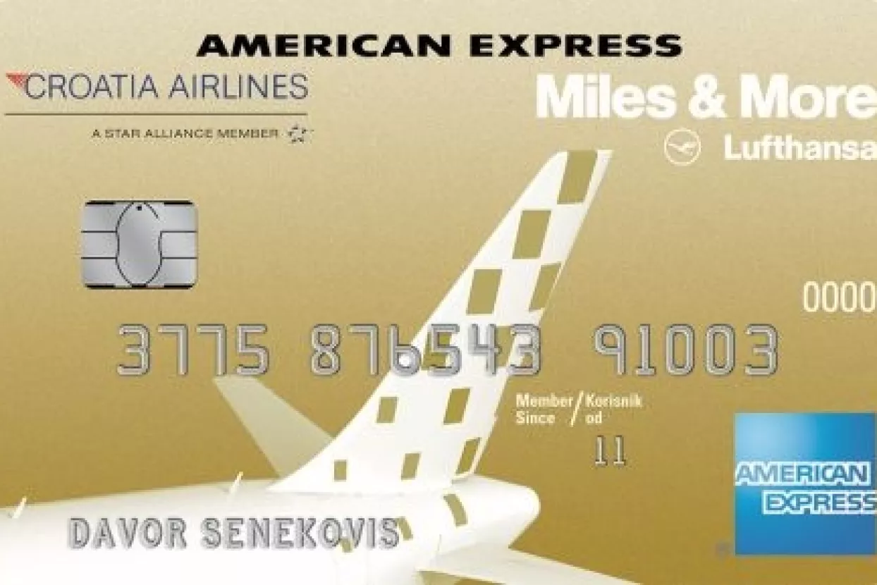 Odaberite novu Croatia Airlines American Express karticu