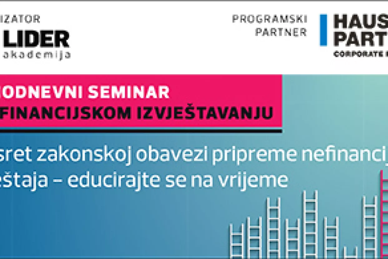 Seminar o nefinancijskom izvje&scaron;tavanju, 11. 11. 2016.