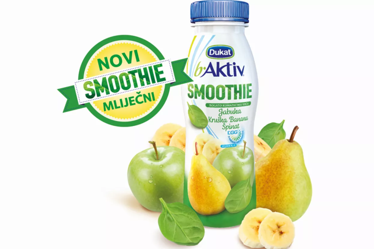 Novi b.Aktiv zeleni smoothie – ukusan miks voća i špinata