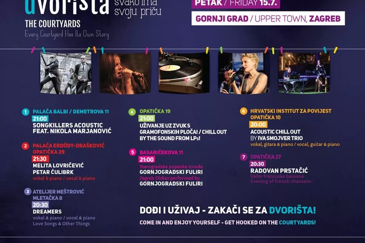 Koncertom Songkillersa započinju ovogodi&scaron;nja Dvori&scaron;ta
