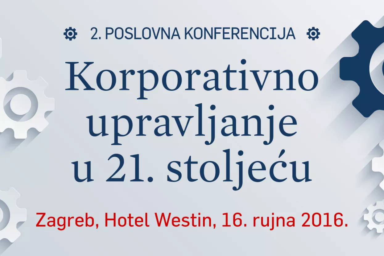 Korporativno upravljanje u Hrvatskoj 16. 9. 2016.