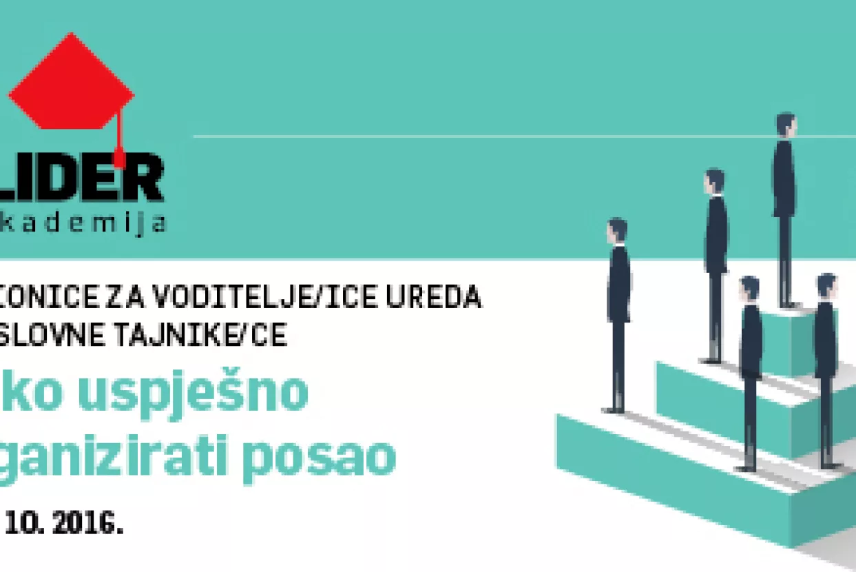 Radionice: Kako uspje&scaron;no organizirati posao, 3.-7.10.2016.