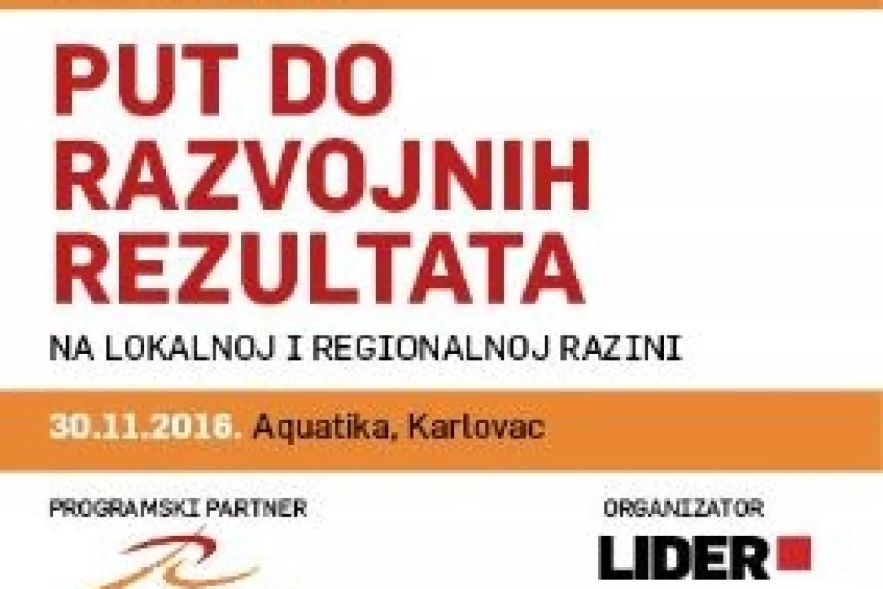 Okrugli stol: Put do razvojnih rezultata na lokalnoj i regionalnoj razini, 30.11.2016.