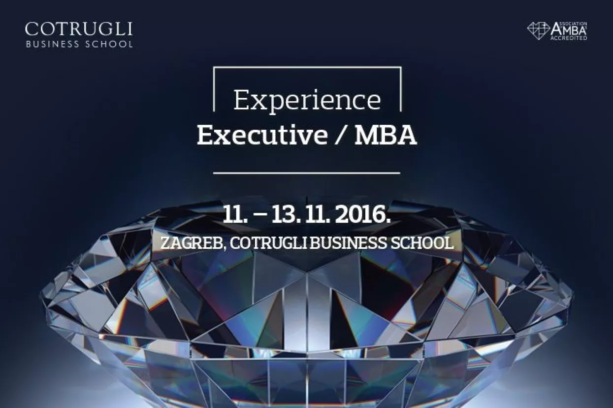 COTRUGLI Experience E/MBA - trodnevni modul za managere koji razmišljaju o MBA programima