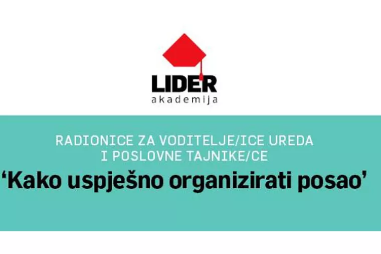 Pet radionica za uspješne organizatore