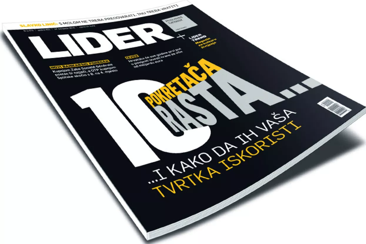 Novi broj Lidera: 10 pokretača rasta i kako da ih va&scaron;a tvrtka iskoristi