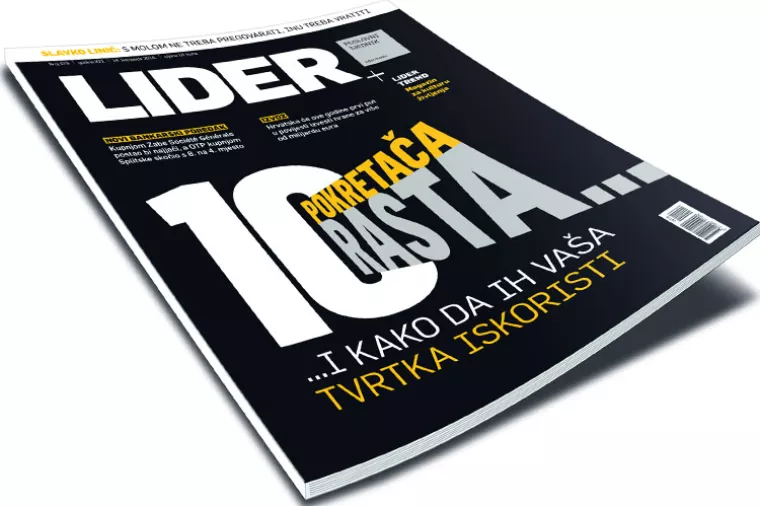 Novi broj Lidera: 10 pokretača rasta i kako da ih va&scaron;a tvrtka iskoristi