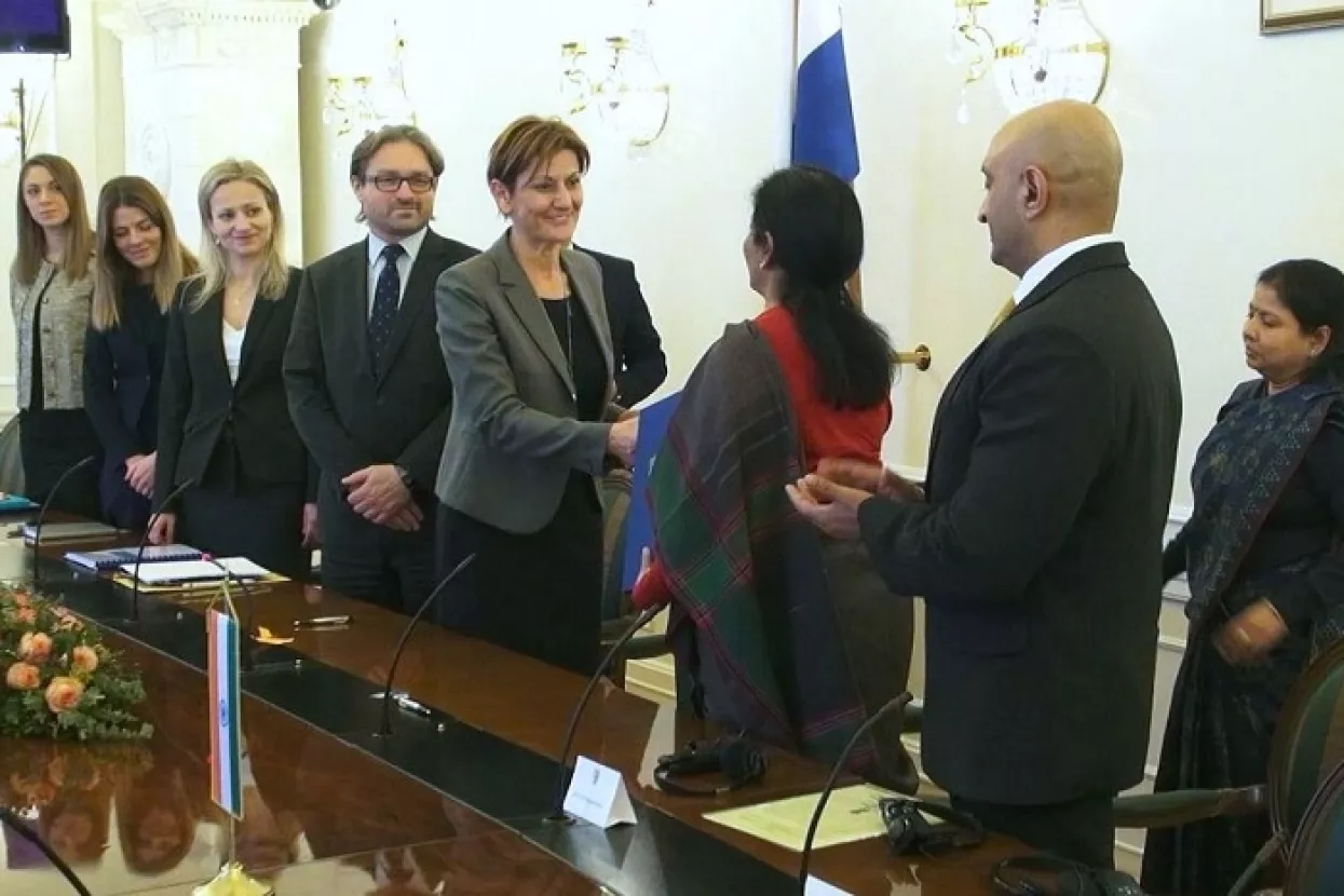 Reiner, Dalić i ministrica industrije Indije Stiharaman dogovorili suradnju