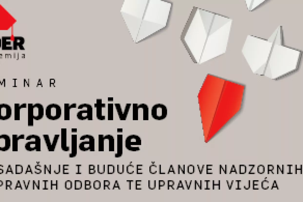Seminar o korporativnom upravljanju, 31.3.-3.6.2017.