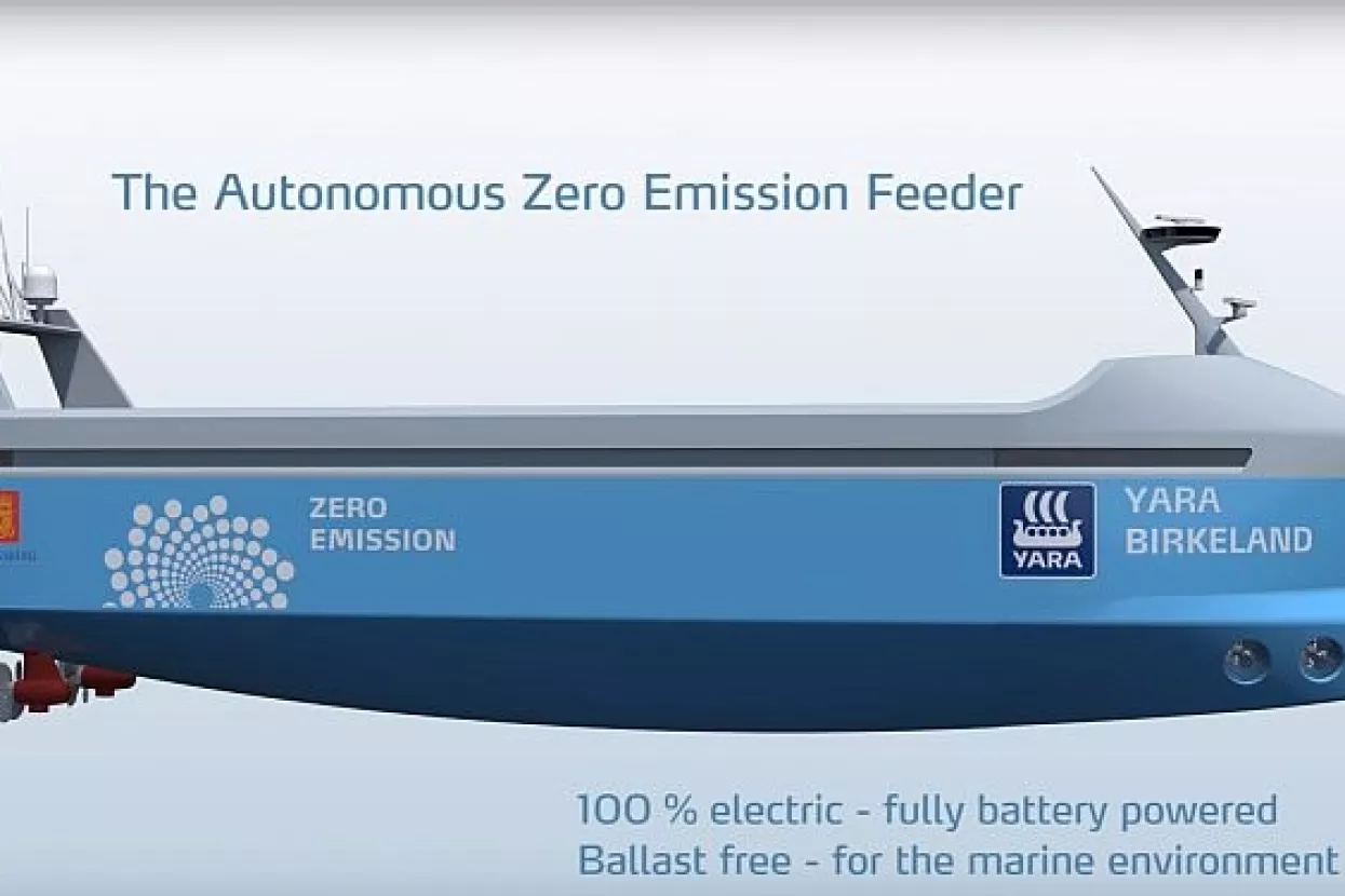 VIDEO: Norve&scaron;ka gradi prvi električni samoplovni teretni brod