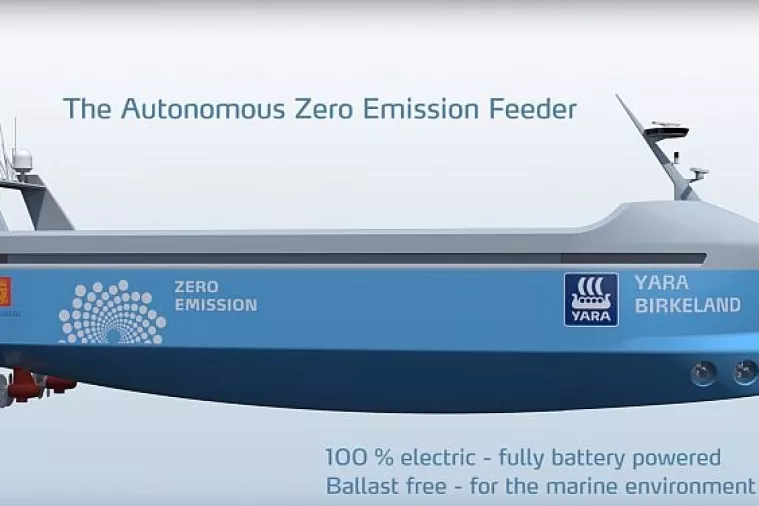 VIDEO: Norve&scaron;ka gradi prvi električni samoplovni teretni brod
