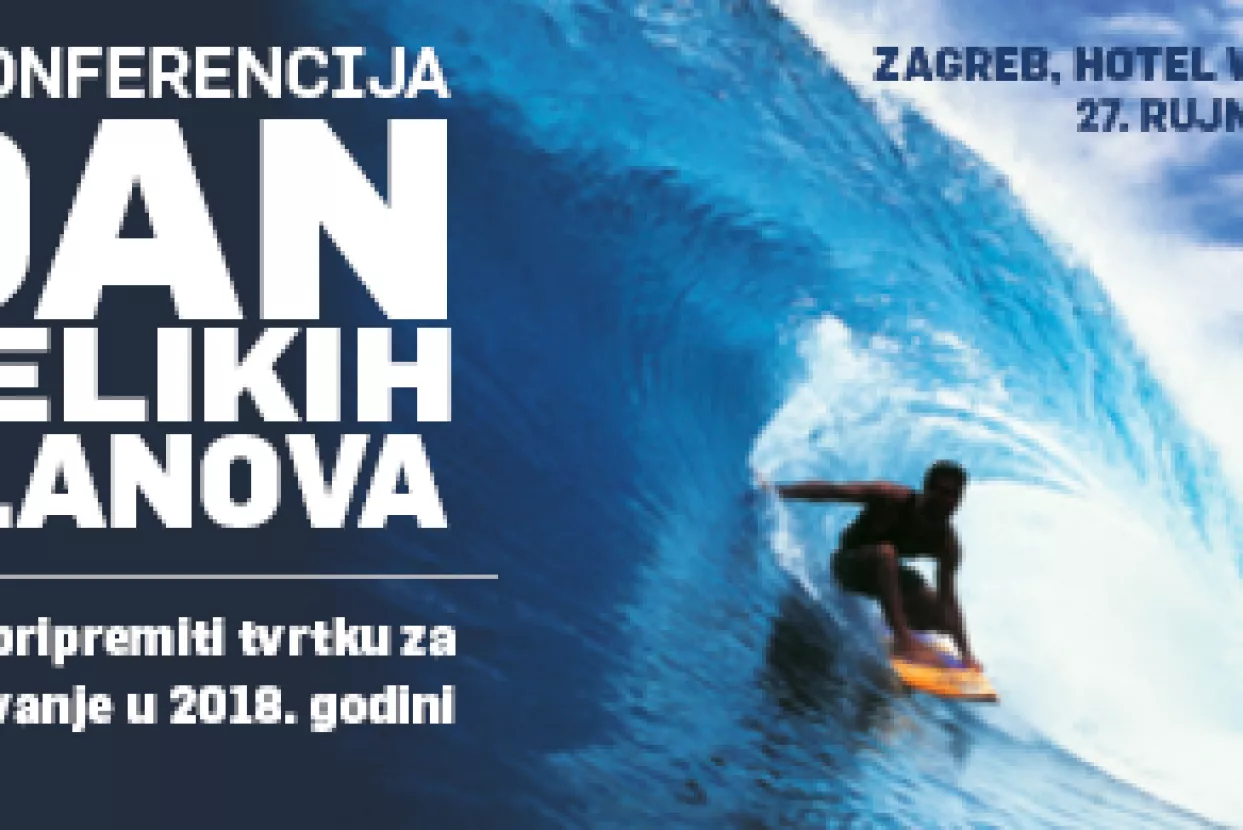 9. konferencija Dan velikih planova, 27.9.2017.