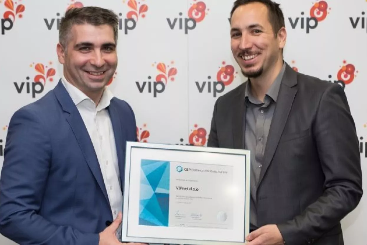 Vipnet jedanaestu godinu zaredom nagrađen Certifikatom Poslodavac Partner