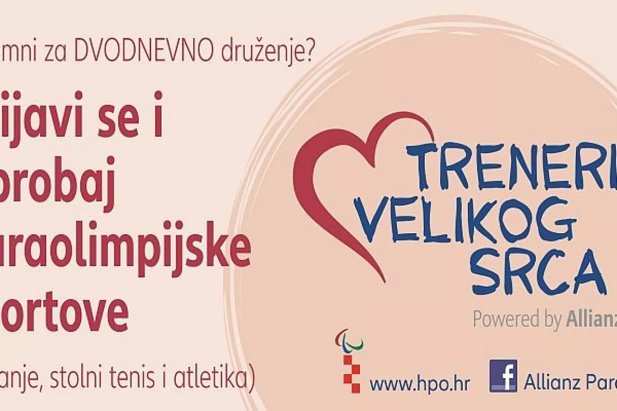 'Treneri velikog srca' pozivaju djecu s teškoćama u razvoju na dvodnevno druženje u Zagreb