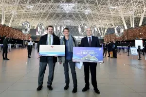 FOTO: MZLZ Franjo Tuđman dočekala ovogodišnjeg tromilijuntog putnika