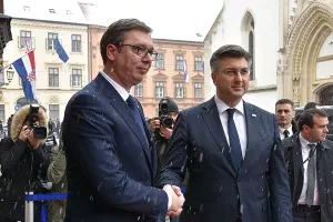 Plenković i Vučić otvorili temu ratnih šteta, iznijeli svoja različita stajališta