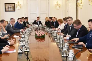Plenković i članovi GSV-a razgovarali o poboljšanju socijalnog dijaloga