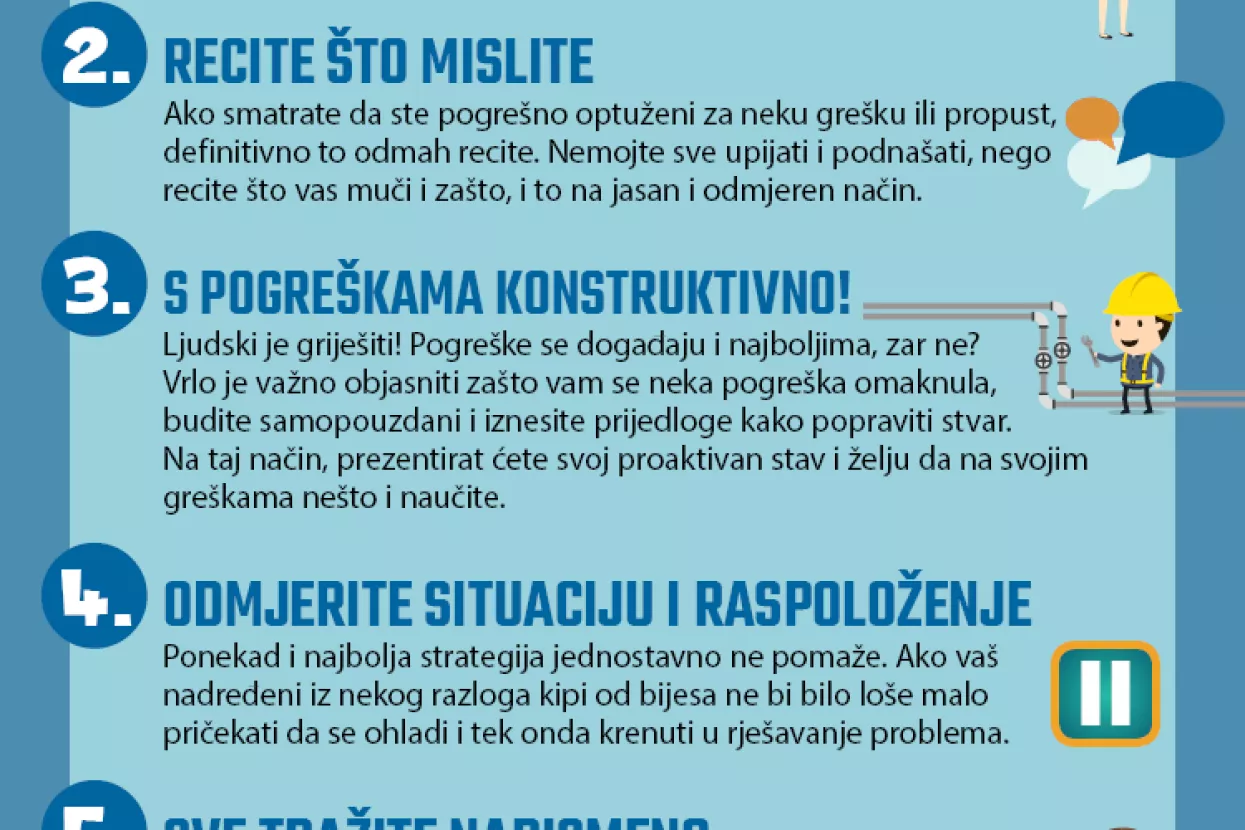 Infografika: 10 savjeta kako se suočiti s teškim šefom