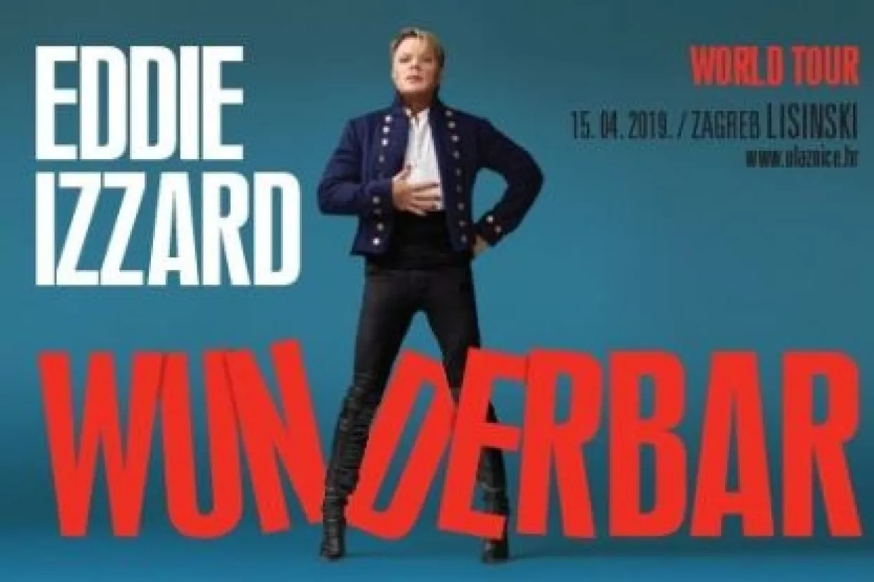 Eddie Izzard 2019. kreće na svjetsku turneju novog, novcatog komičarskog showa