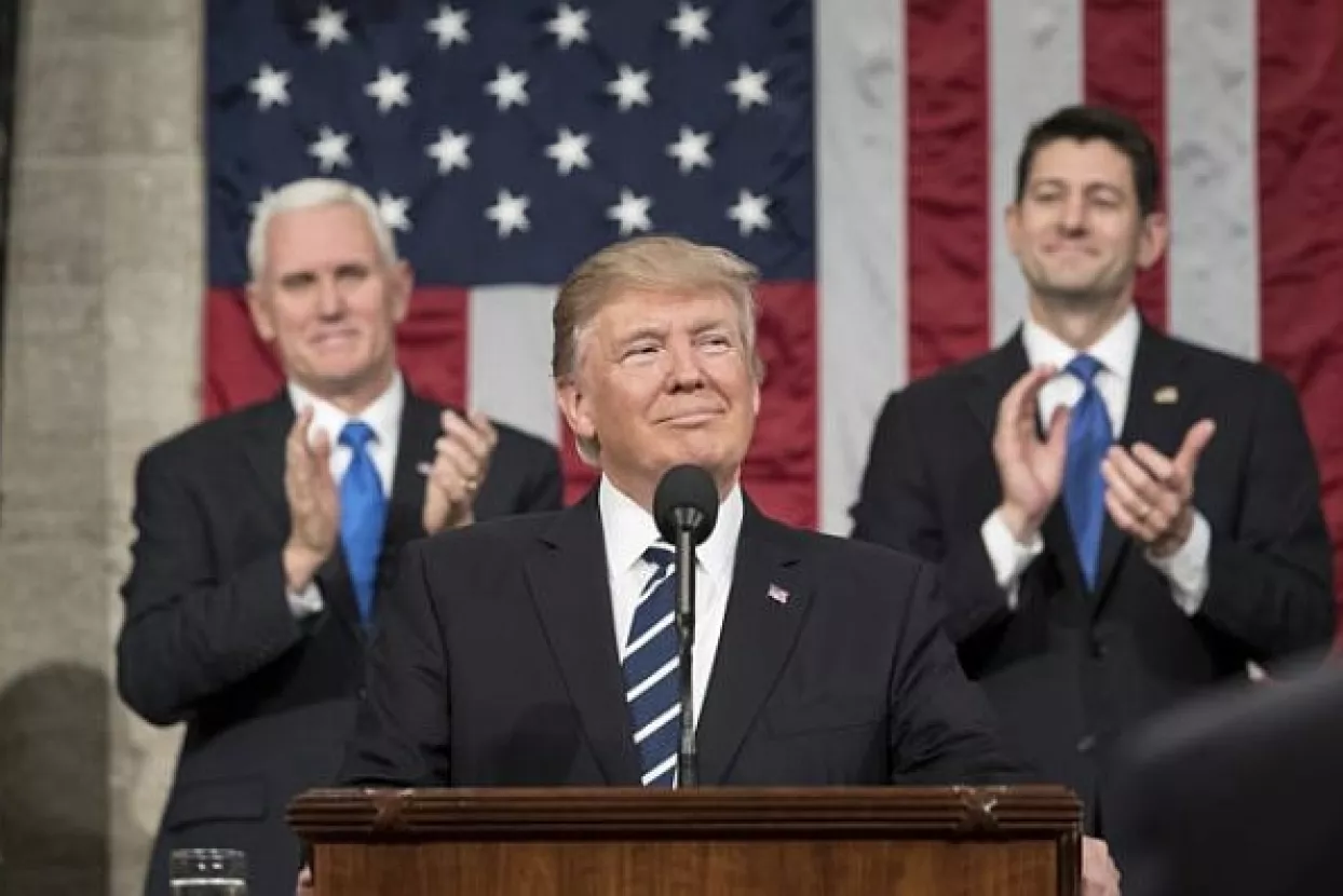 Trump iskoristio obraćanje naciji da se pozicionira kao borac protiv socijalizma