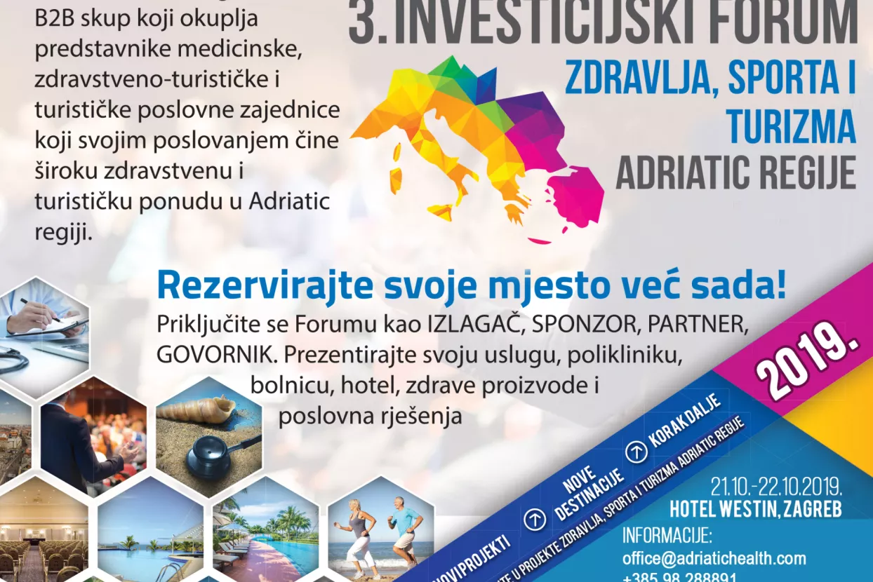 Zdravstveni turizam treba postati prioritet i ulog u budućnost Hrvatske
