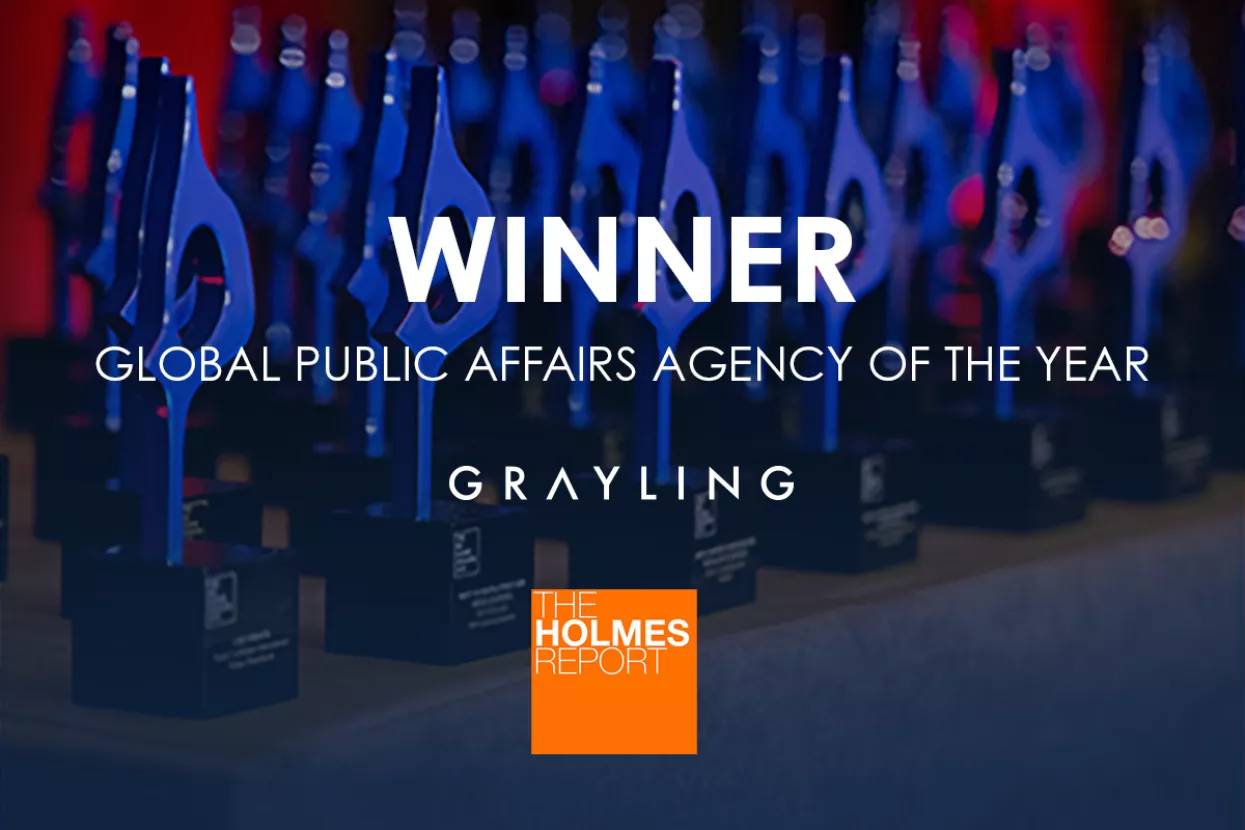 Grayling primio nagradu Global SABRE Awards za Global Public Affairs Agency za 2019. godinu