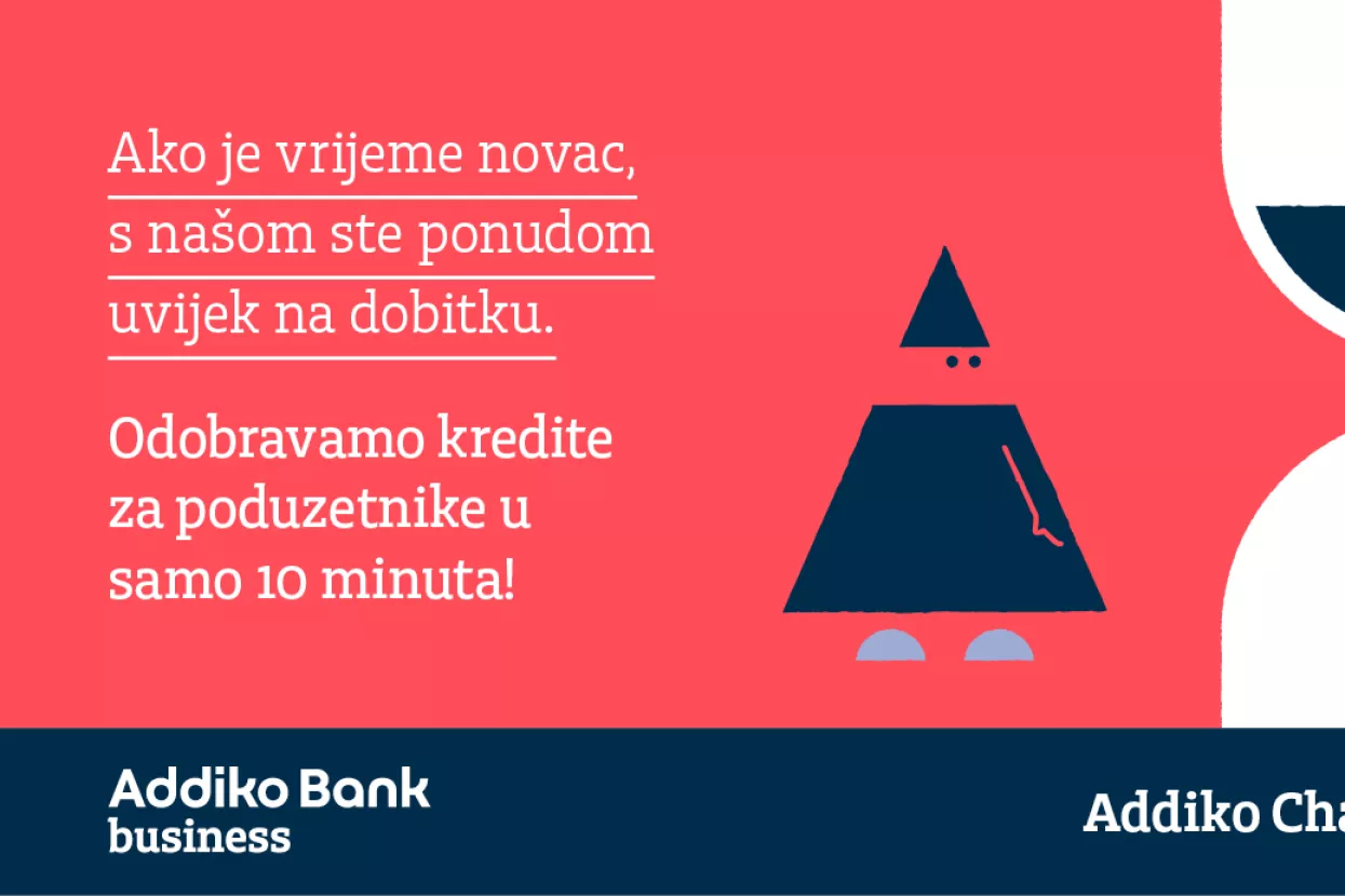 Addiko Challenge – jedinstvena prilika za sve poduzetnike koji žele kredit u 10 minuta