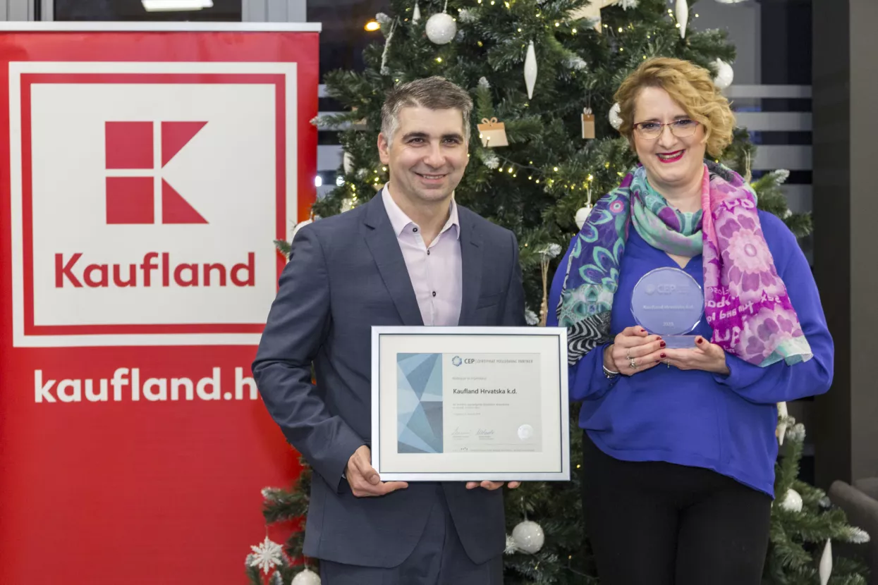 Kauflandu četvrtu godinu zaredom uručen Certifikat Poslodavac Partner
