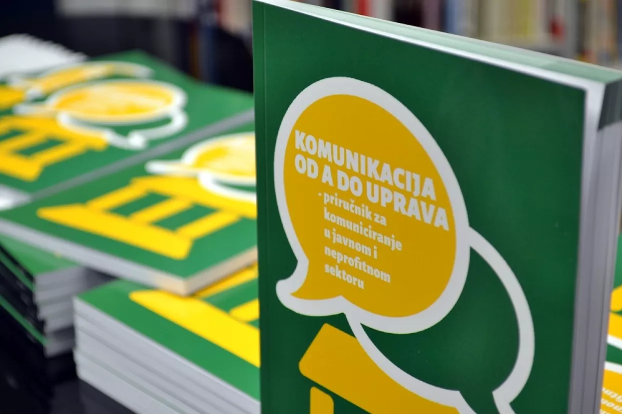 Predstavljen priručnik za komuniciranje u javnom i neprofitnom sektoru Komunikacija od A do uprava 