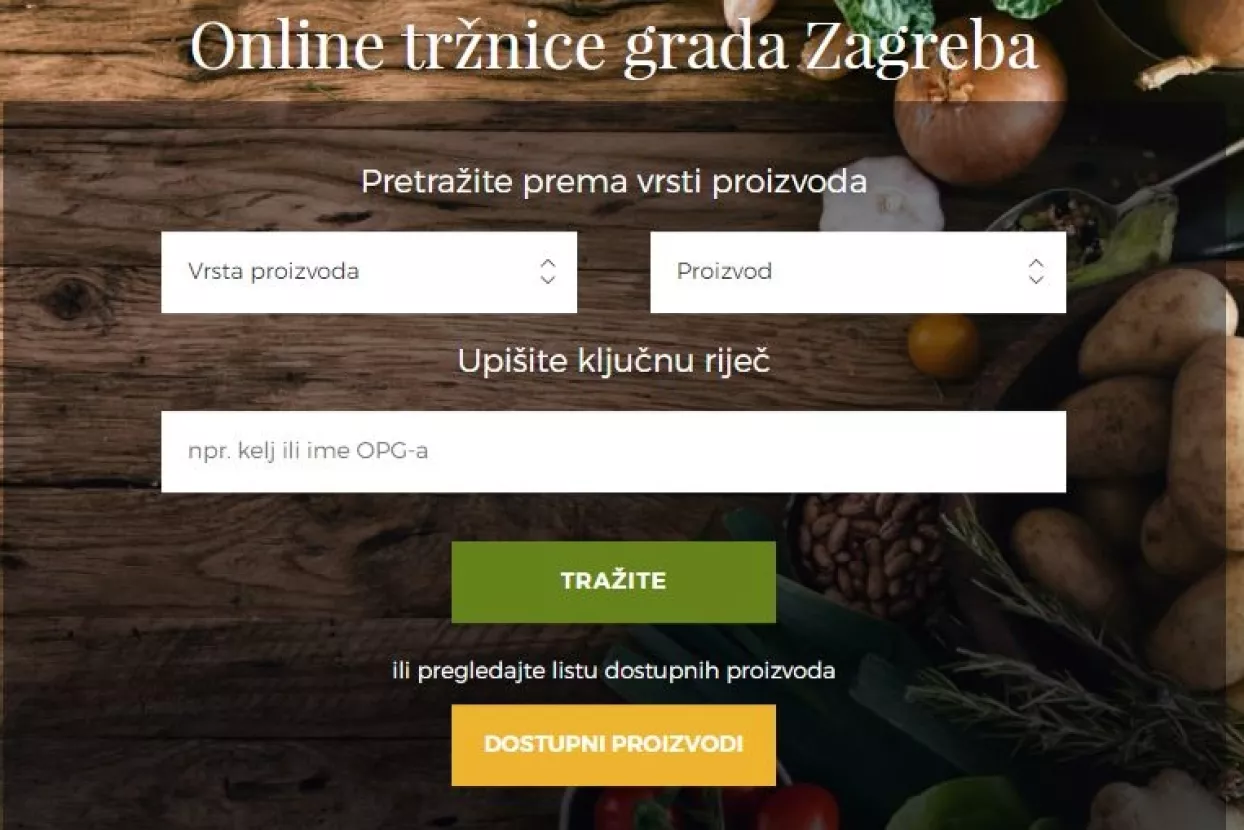 Kako do domaćih proizvoda - putem on-line tržnice Grada Zagreba 