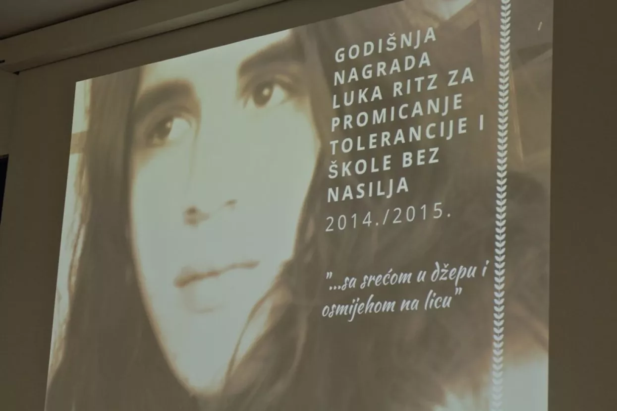 Danas u Hrvatskoj: dodjela godišnje nagrade 'Luka Ritz' za promicanje tolerancije i škole bez nasilja