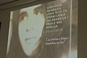 Danas u Hrvatskoj: dodjela godišnje nagrade &#39;Luka Ritz&#39; za promicanje tolerancije i škole bez nasilja