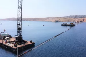 Radovi na podmorskom dijelu plinovoda Omišalj-Zlobin su pred završetkom