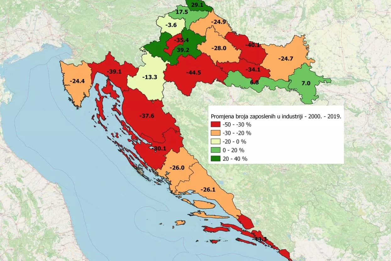 Kako se deindustrijalizirala Hrvatska