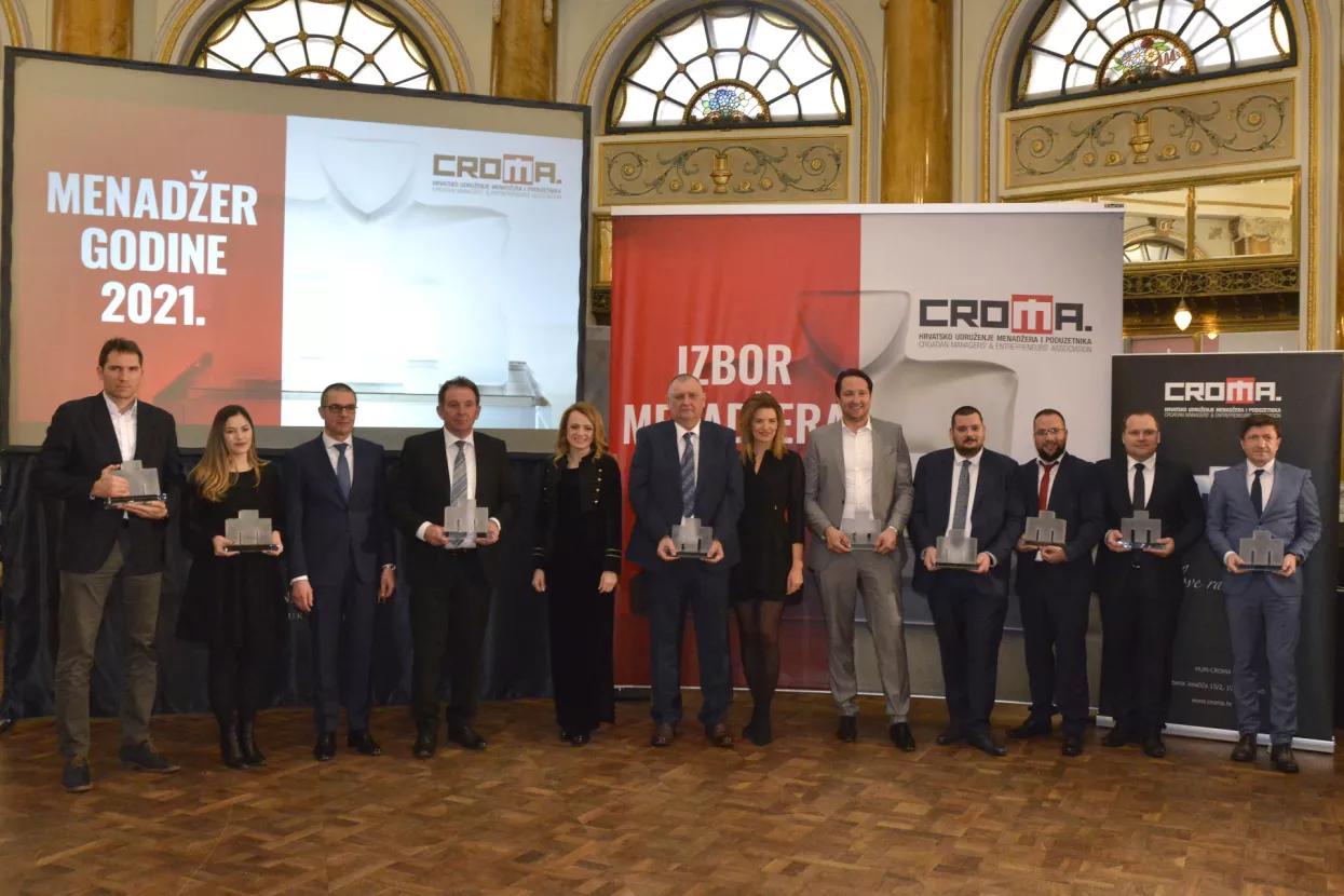 Domagoj Brlošić, Teodor Švaljek i Dražen Ivezić dobitnici nagrade 'Menadžer godine'