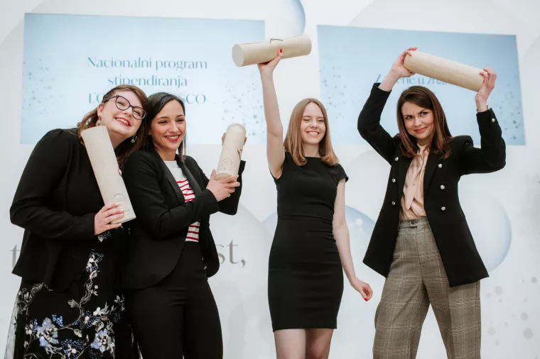 Odabrane nove stipendistice programa 'Za žene u znanosti'