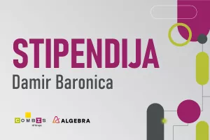 Combis kroz stipendiju Damir Baronica podupire studente Visokog učilišta Algebra