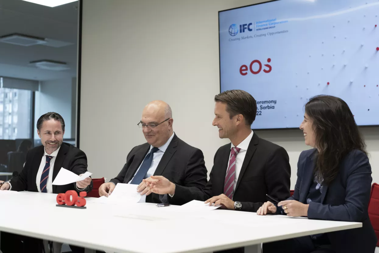 EOS grupa i Međunarodna financijska korporacija (IFC) proširuju svoju suradnju u području nenaplativih kredita (NPL) u istočnoj Europi