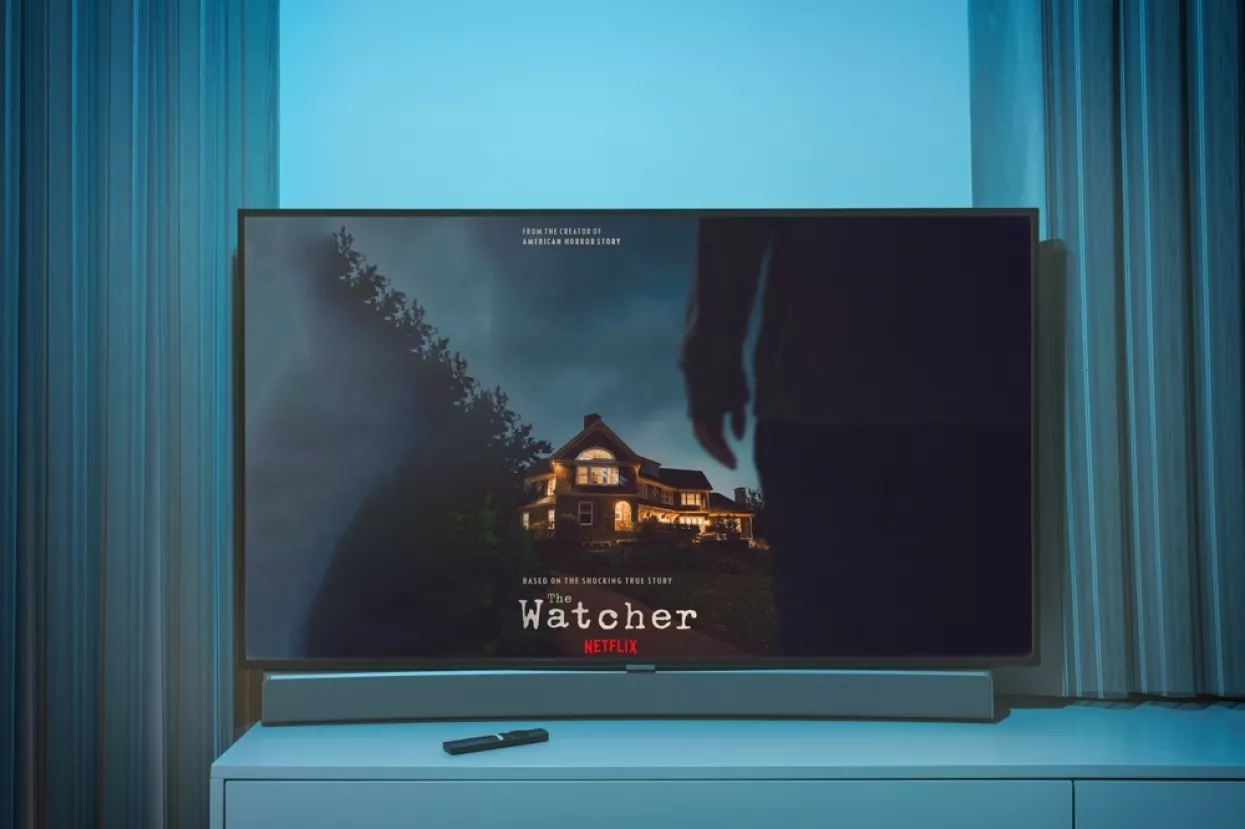 Kaunas, Lithuania - 10 October 2022Popular TV serial on Netflix - The Watcher serija Netflix