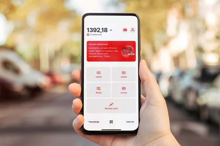 Aircash aplikacija