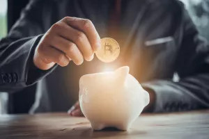 bitcoin, banka, kasica prasica, kriptovaluta